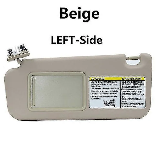 【BQ】Bil Vänster Höger Solskydd Block Skugga Ljus För Toyota Rav4 2006 2007 2008 2009 2010 2011 2012 Bildelar Beige Grå Förare - Solskydd