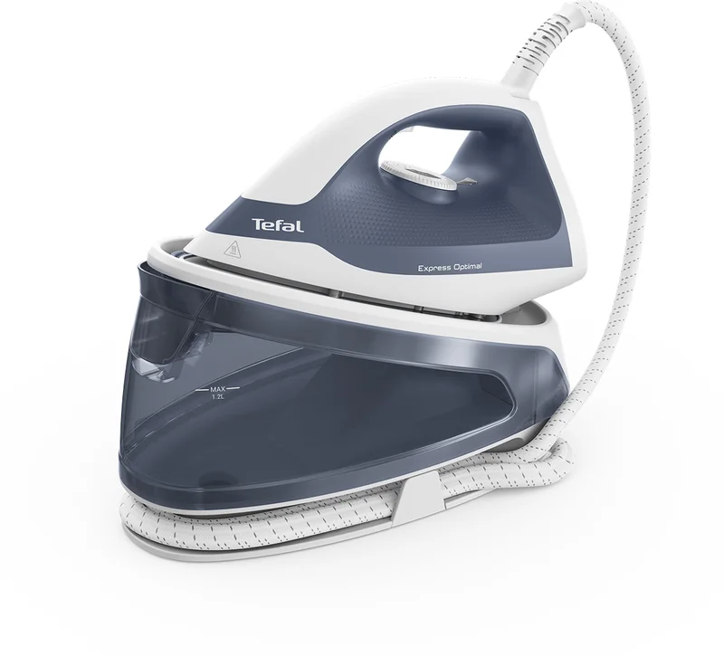 Tefal Tefal Express Optimal Blue - Ångstation med kraftfull ånga och kompakt design
