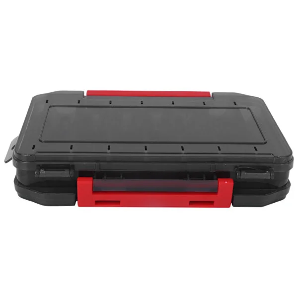 Multifunctional PVC Double-Layer Lure Tool Storage Box Fishing Bait Accessories Gray Lure Box