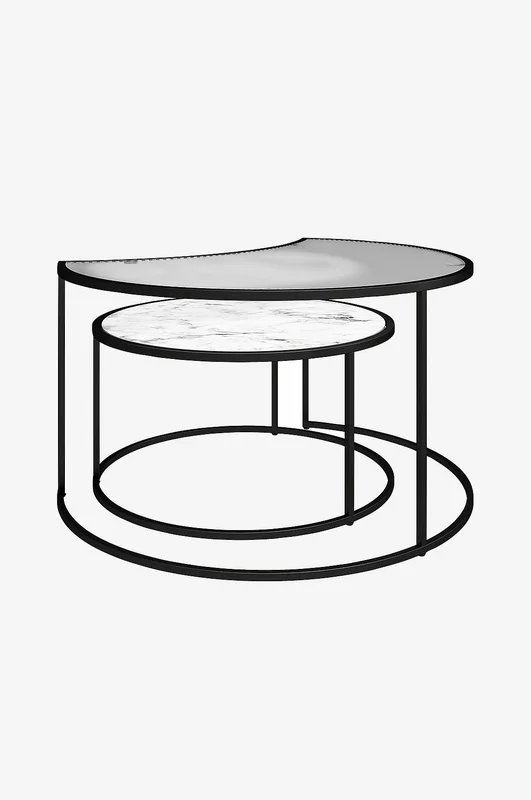 Dorel Home - Soffbord Satsbord soffbord Moon Phases - Vit - Soffbord - Från Homeroom