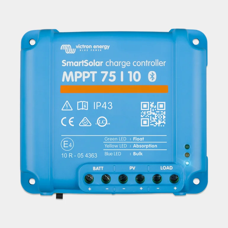 Solcelleregulator Victron SmartSolar MPPT 75/10, 12/24 V, 10 A