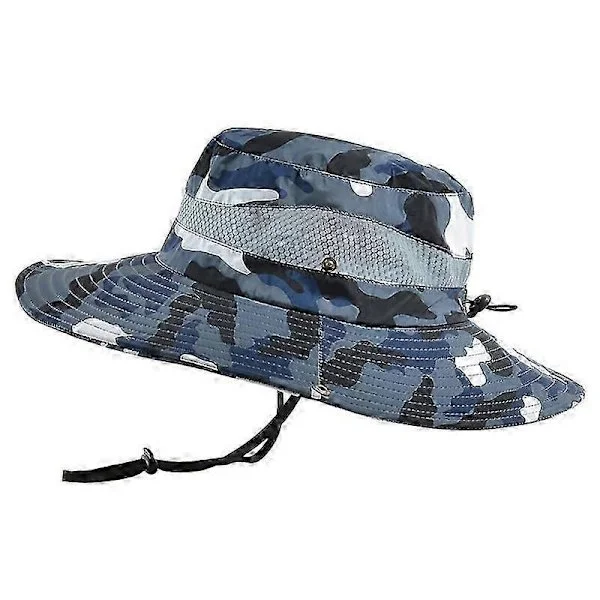 Kamuflasje Taktisk Caps Militær Boonie Hatt US Army Caps Camo Menn Utendørs Sport Solhatt Fiske[D]