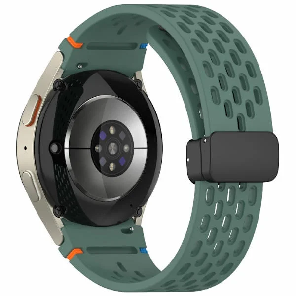 Silikoninen ranneke Samsung Galaxy Watch7 / Watch6 / Watch6 Classic / Watch 5 / Watch 5 Pro / Watch4 / Watch4 Classic / Watch FE hengittävä urheiluran