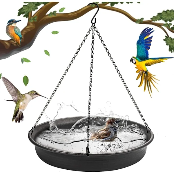 Riippuva lintujen kylpyallas - WJGarden lintujen kylpyallas ruokinta-alusta riippuva tarjotin lintujen kylpyallas tarjotin riippuva lintujen juoma-
