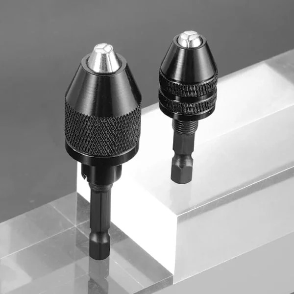 Borrchuck Nyckellös Skruvmejsel Slagskruvmejsel Adapter Mikro Elektrisk Motor Hylsa Mini Hylsa 1 Styck Sexkantskaft Borr Adapter (Sexkant 0,3-3,6 mm)