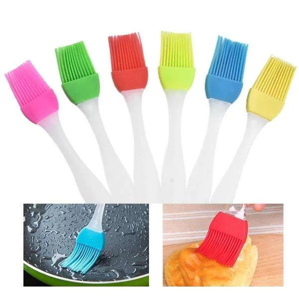 3-pack Silikonborste för matlagning, brödpensel, bakpensel