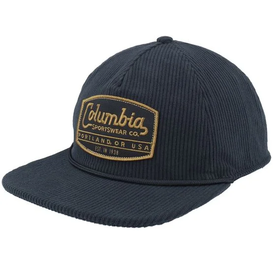Columbia - Svart snapback Caps - Packsaddle Corduroy Black Snapback @ Hatstore