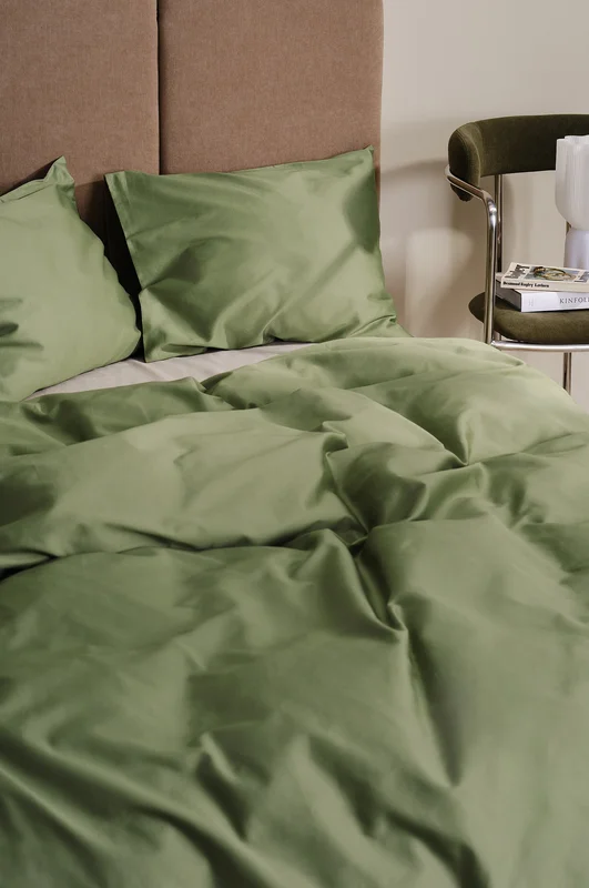 Jotex - Satin Påslakanset i Satin Enkelsäng Ekologisk Oliv olja ZACK - Köp Enkelsäng hos Jotex