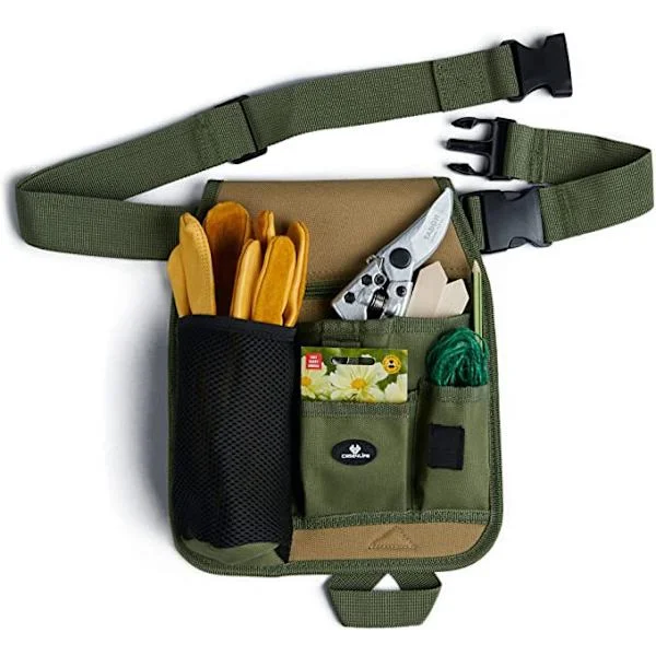 [LLC] Unisex Comfortable Gardener Florist Waist Belt Bag Tool Pouch Holder