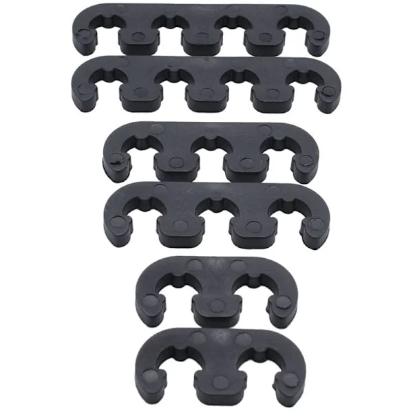 7 mm 8 mm plast tennpluggseparatorer skillevegger vevstoler universelle svarte separatorer skillevegger for