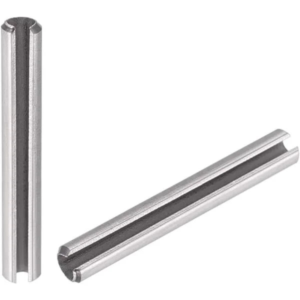 [LLC] Slotted Spring Pin - M3 x 35mm 304 Stainless Steel Split Spring Roll Pins Smooth Surface 50 Pcs