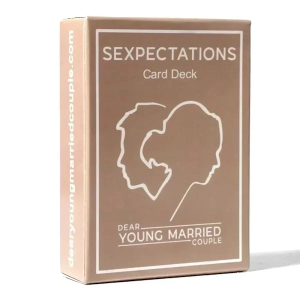 Realizations Sexpectations Foundations Kortlek Samtalsstartare För Par Roliga Äktenskapsresor Kortspel Bröllopspresenter - Brun
