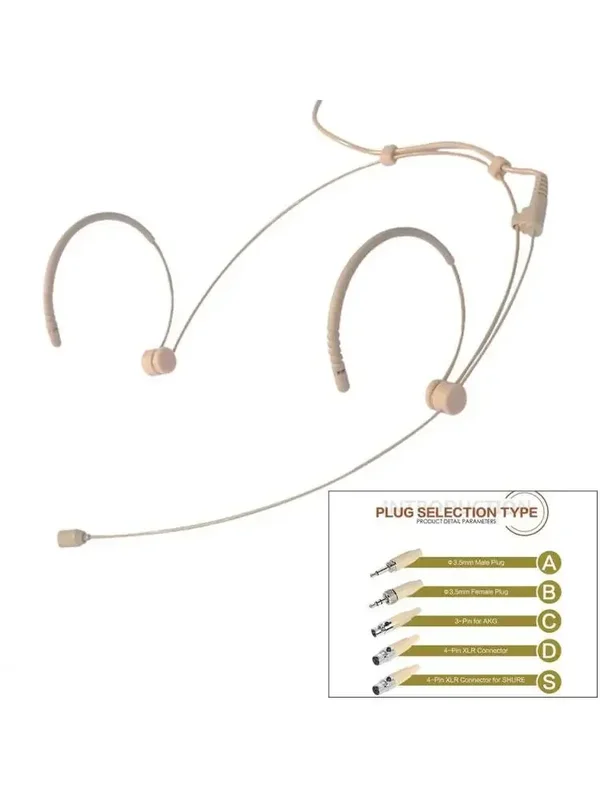 AliExpress - Mic Doppel Ohrbügel Headset Mic Headset Mic Headworn Headworn Mikrofon XLR Stecker Doppel Ohrbügel Für Shure Headset Mic Neueste