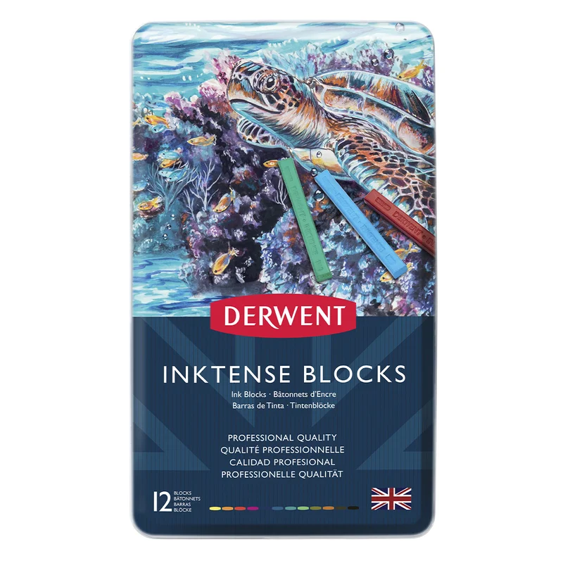 Derwent Inktense Blocks sæt 12 stk
