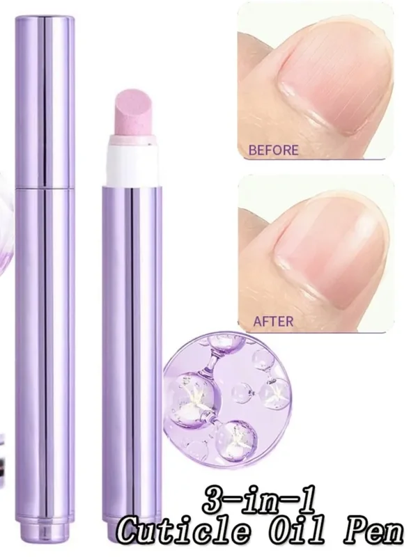 AliExpress - 1/2/3PCS 3-in-1 Nagelriemolie Pen DeadSkin Remover Cuticle Pusher Slijpen Pen met Keramische Tip Cuticle Remover Pen Nail Care Tool
