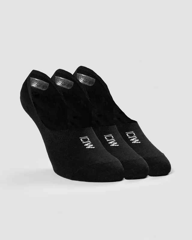 ICANIWILL - Invisible Socks 3-pack Black - sportkleding van ICIW