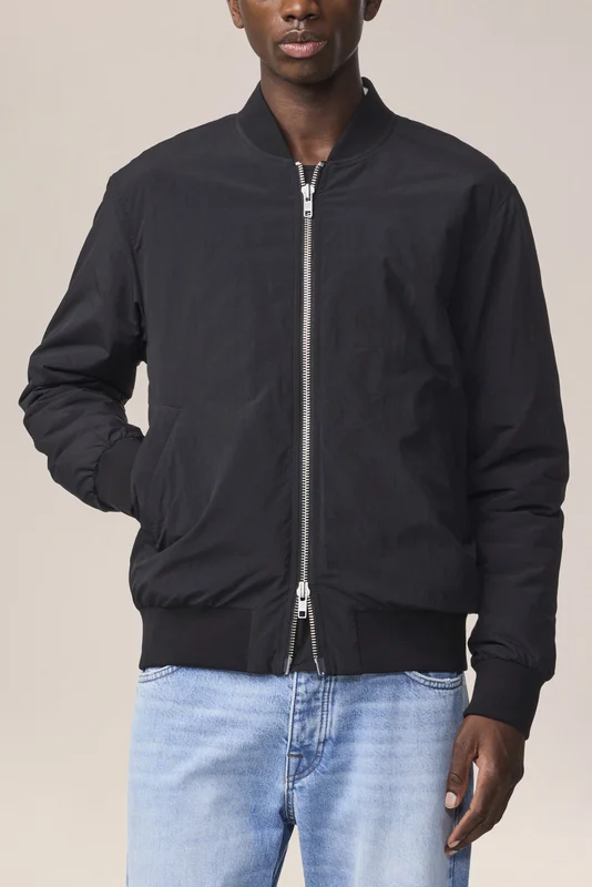 NN.07 Dixon Jacke Herren Schwarz Recycling-Polyamid