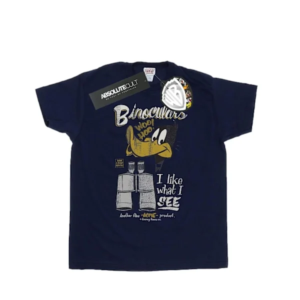 Looney Tunes Herr Daffy Duck Kikare T-Shirt XXL Marinblå