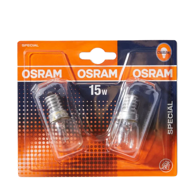 Osram Päronlampa 15 W E14, 2-pack Belysning ONESIZE