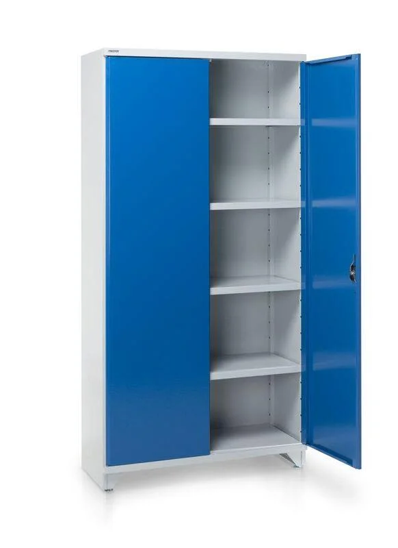 Treston SC1004020007 Industriskåp 1x0,4x2 m, med 4 hyllor, Garageinredning & förvaring
