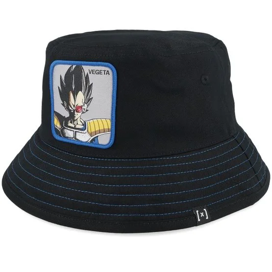 Capslab - Dragon Ball Vegeta Hat Black Bucket Bucket Black Hat - @ Hatstore