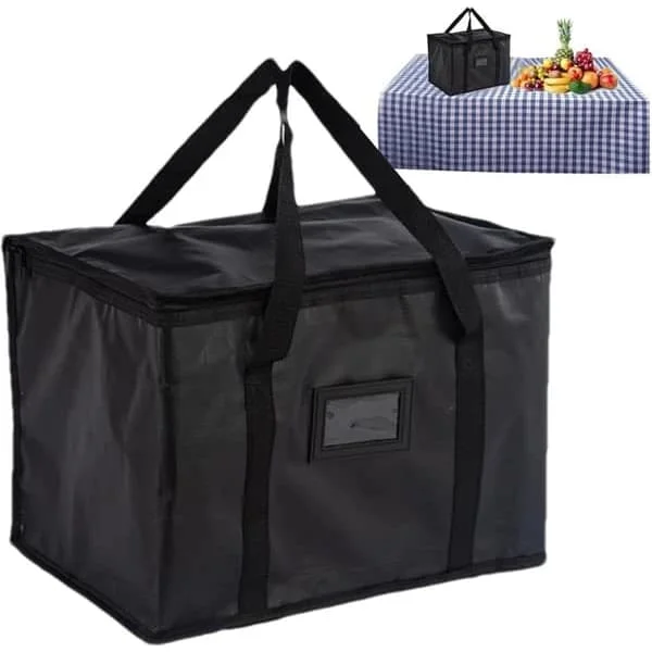 Soft Cooler Bag, 50L Large Cooler Bag, Picnic Bag, Thermal Food Delivery Bag, Insulated Bag, Cooler Bag for Camping, BBQ, Family, Outdoor Travel