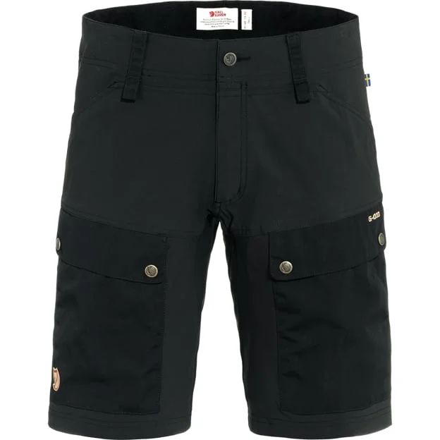 Fjällräven Men's Keb Shorts in Black/Black, G-1000 | Size: 52
