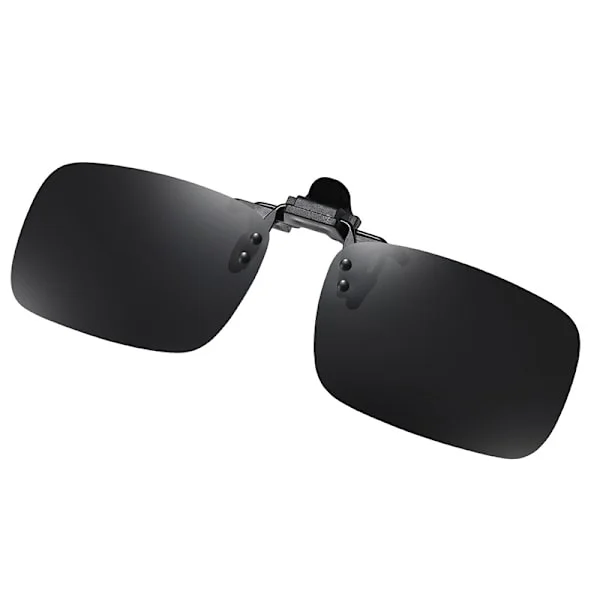 Supererbjudande till lågt pris! Polariserade Clip-on Flip Up Metallbågar Rimlösa Solglasögon för Pres-Glad