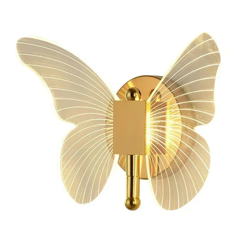 AliExpress - Lampe murale de plafond Butterfly Lighting, lampe de couloir, lumière chaude, lampe décorative LED pour salon et chambre à coucher