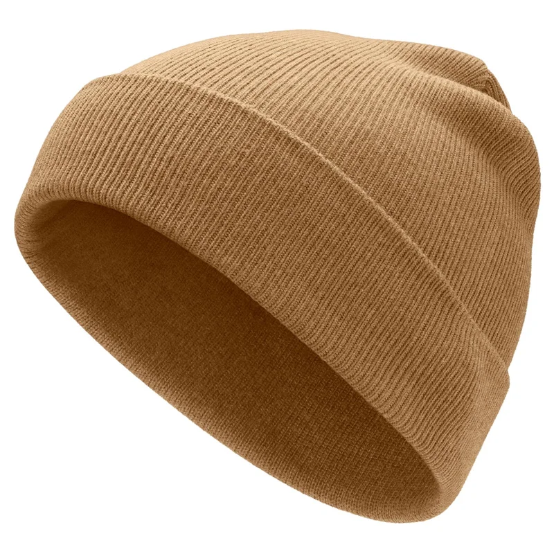 Hiems | Sandfarbene Recyclingbaumwoll-Mütze für Männer - Beanie Mützen