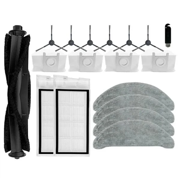 Accessories for EVE plus robot vacuum cleaner - Dust HEPA filter, main brush, mop cloth, spare parts