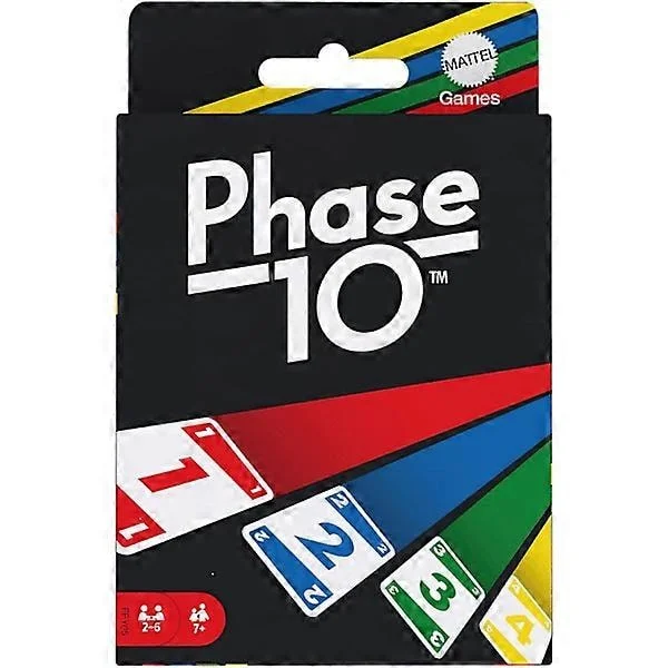 Spillkort Phase 10 svart eske