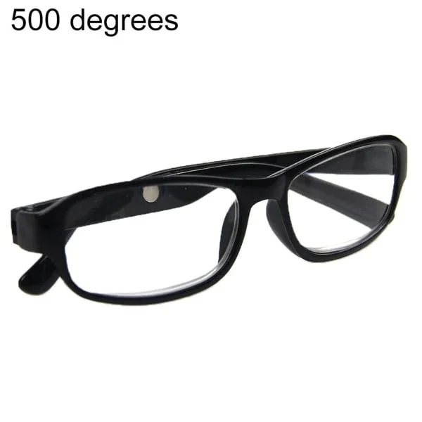 Lesebriller +4,5 +5,0 +5,5 +6,0 dioptrier Optiske linser Briller qd best Svart Svart Svart
