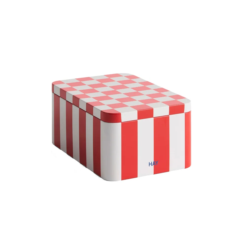 HAY Oppbevaringsboks small, rød/off-white' - 'Red / Off-White