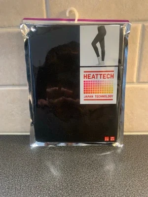 Svarta HEATTECH leggings Uniqlo XL