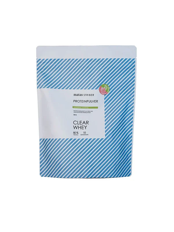 Matas Striber Clear Whey Proteinpulver Jordbær & Lime 300 g, Sport & Velvære, Protein & Energi, Proteinpulver