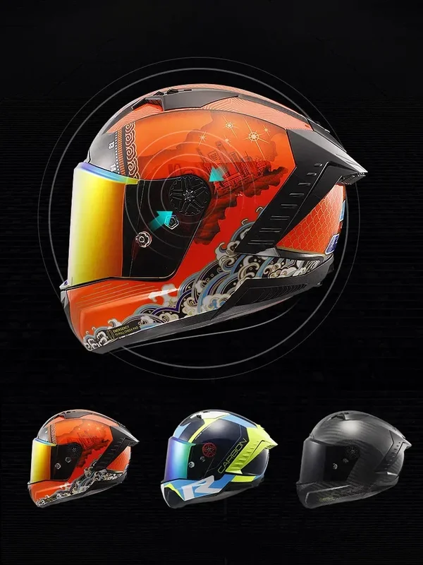 AliExpress - Original Für LS2 THUNDER Motorrad Helm Visier Für LS2 FF805 Transparent Chrom Rot Extra Schild
