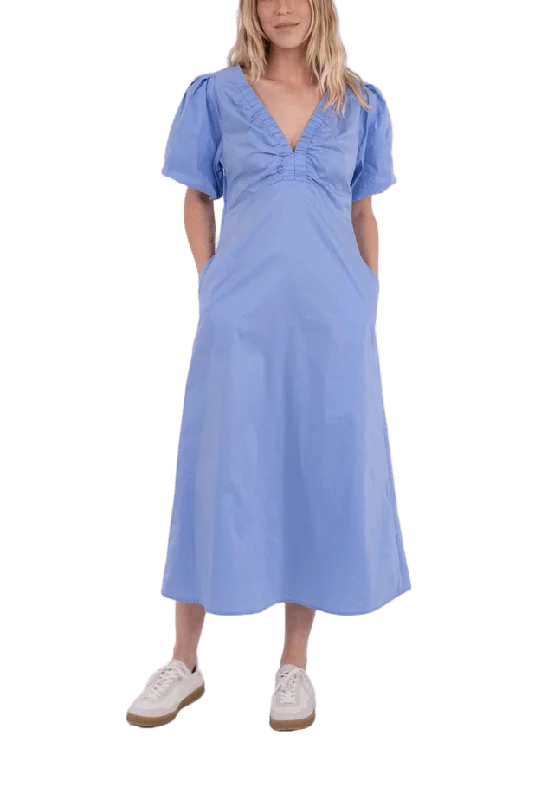 Neo Noir Illana Poplin Dress Klänningar Dam Blå 36