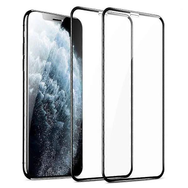 2-pakning herdet glass full dekning skjermbeskytter iPhone 11 Pro