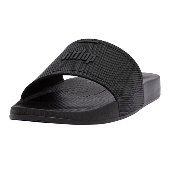 Fit Flop Herr iQushion Pool Sliders 8 UK Svart