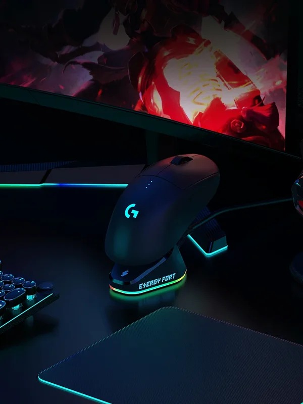 AliExpress - Station de chargement pour souris sans fil Logitech G Pro X Superlight G502 X Lightspeed GPW 2 Razer DeathAdder V2 Naga Pro Viper
