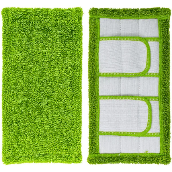 Microfiber cloth for sweep mop, 4-pack reusable mop pads, wet and dry use, for Swiffer