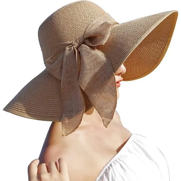 Outdoor Women's Hat Camping Fishing Cycling Sun Hat with Removable Flap Neck Cover Anti-UV Grey Grey