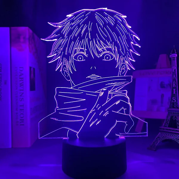 3D LED Nattlampa Anime Satoru Gojo Lampa Jujutsu Kaisen LED Nattlampa för Rum Dekoration Lampa led Nattlampa för Barn leludnst
