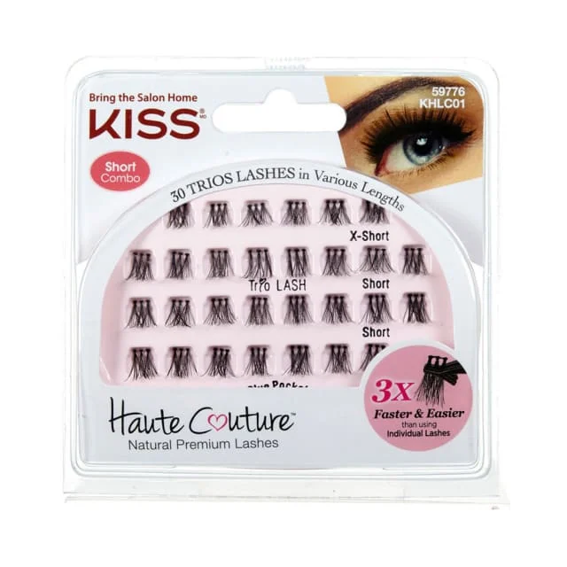 Kiss Trio Lashes Lösögonfransar & färgning Dam Svart ONESIZE