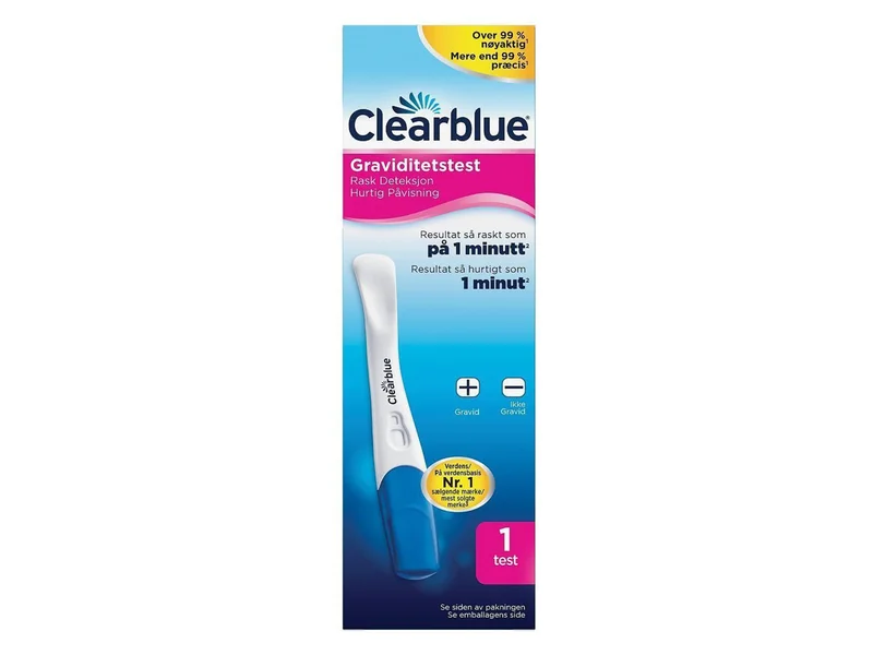 Clearblue Graviditetstest, 1 stk.