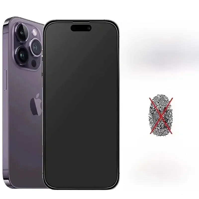 AliExpress - 1/2Pcs Matte Gehärtetem Glas Für iPhone 15 14 12 11 13 Pro Max Frosted Screen Protectors Für iPhone 11 12 13 14 15 Plus Glas Fil