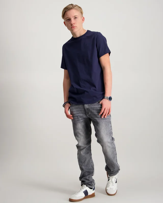 Zeke Essential Straight Fit Jeans Grå Jeans Kille - Kids Brand Store