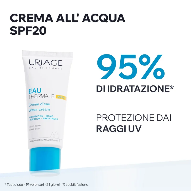 URIAGE EAU THERMALE Idratazione Crema idratante all'acqua 40ml - Crema viso giorno idratante