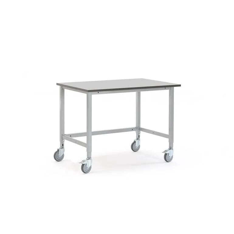 Mobile workbench MOTION, 1200x800 mm, grey